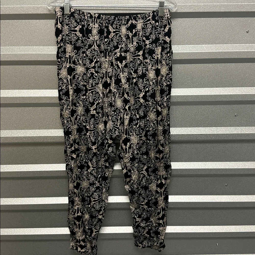 Free People Casablanca Printed Harem Pants Artsy S Boho Stretch Lightweight‎